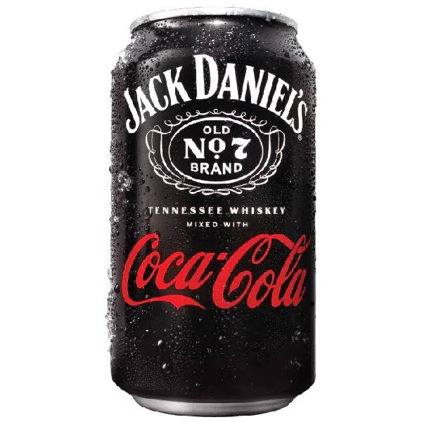 Jack daniel's whiskey tennessee & cola (350 ml)