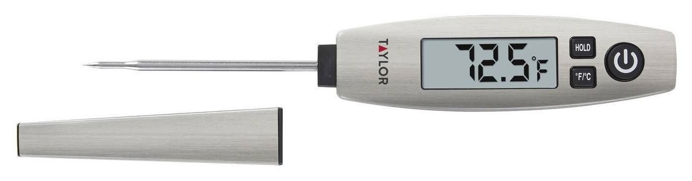 Taylor Stainless Pen Style Digital Kitchen Meat Cooking Thermometer 5284812