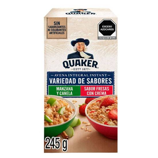 Quaker avena instantánea variedad de sabores (caja 245 g), Delivery Near  You