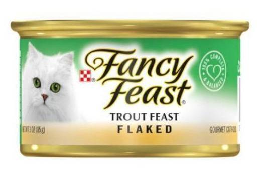 Purina Fancy Feast Flaked Trout Feast Wet Cat Food, 85g