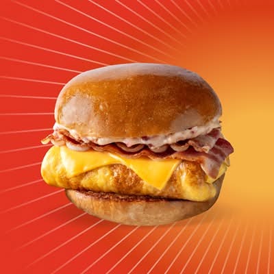 Brioche de Huevo con Tocino y Queso