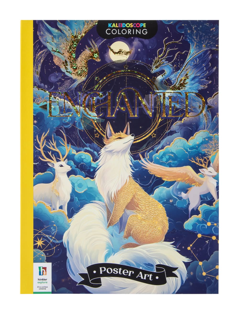 Kaleidoscope Coloring Poster Art Book Enchanted