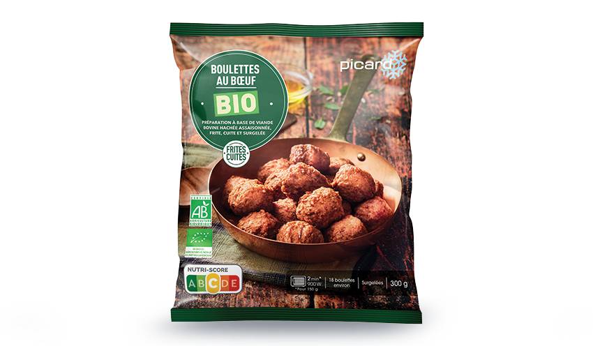 Boulettes au boeuf bio (18 boulettes environ)