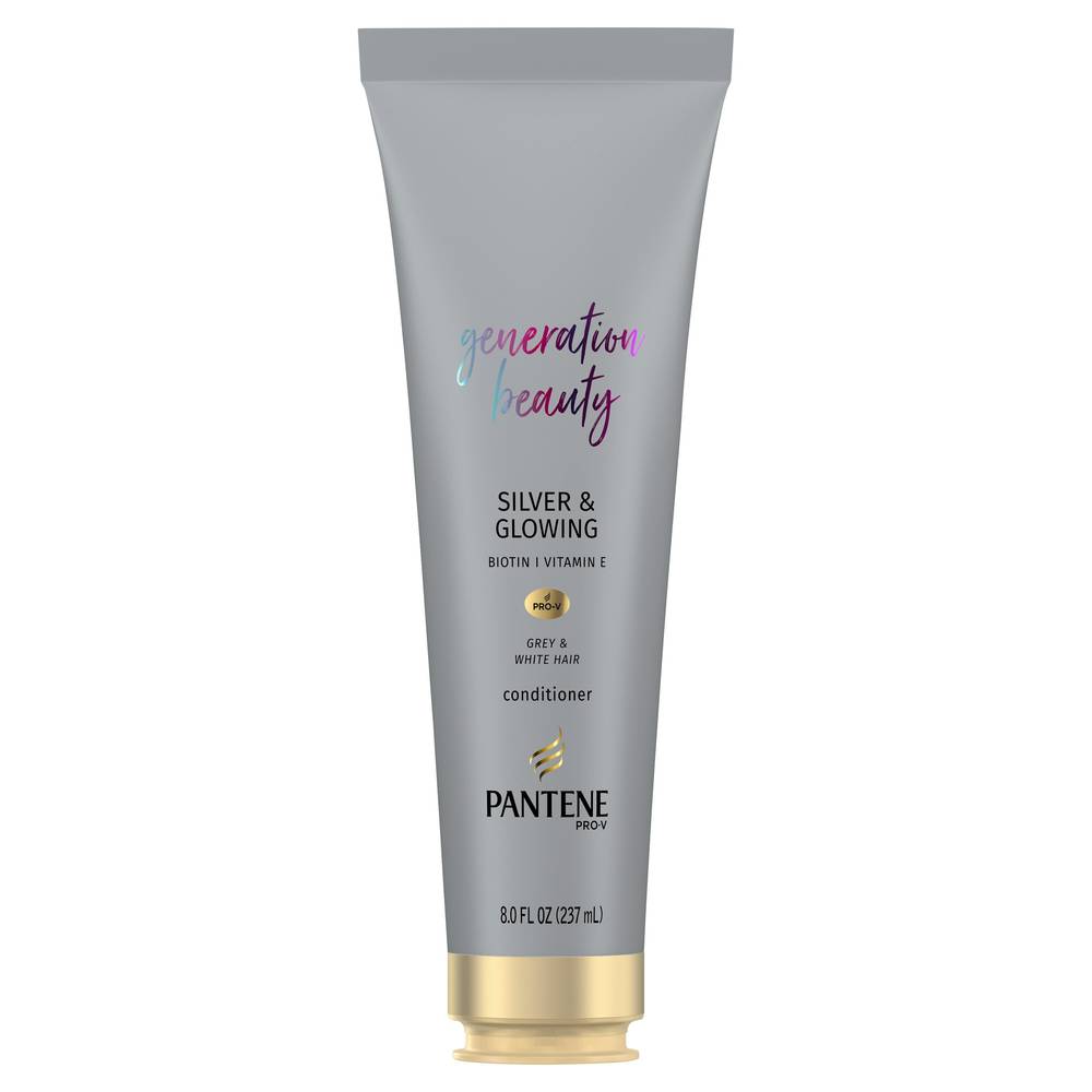 Pantene Generation Beauty Silver & Glowing Conditioner, 8 OZ