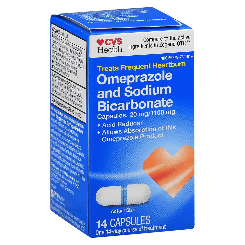 Cvs Omeprazole and Sodium Bicarbonate Capsules