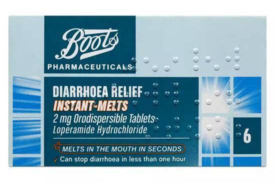 Boots Pharmaceuticals Diarrhoea Relief Instant-Melts - 6 Tablets