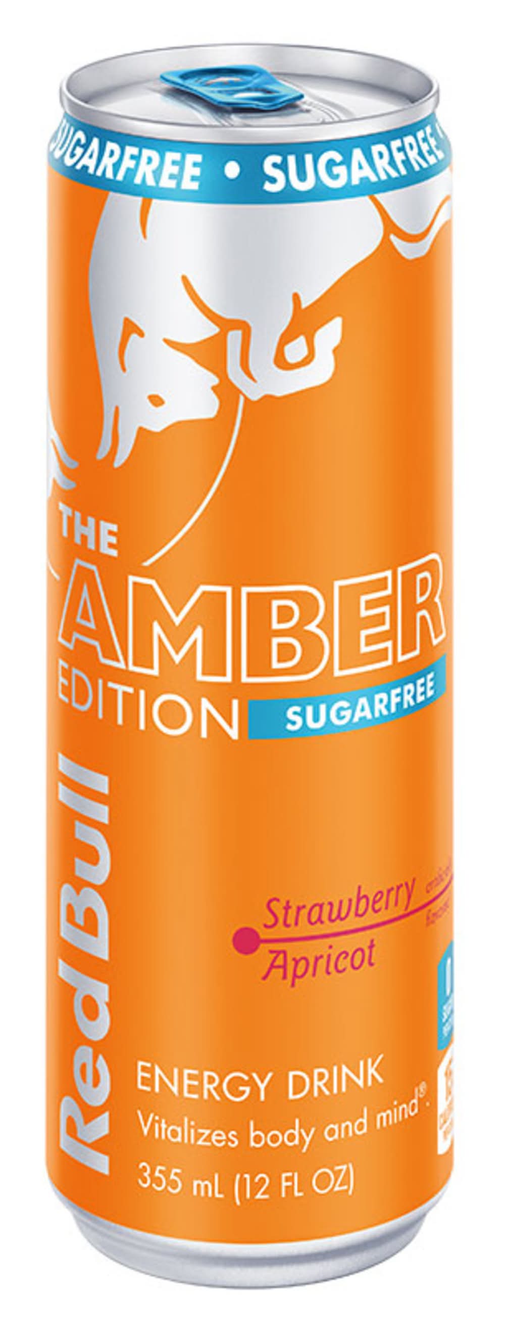 Red Bull The Amber Edition Sugar Free Energy Drink, Strawberry-Apricot (12 fl oz)