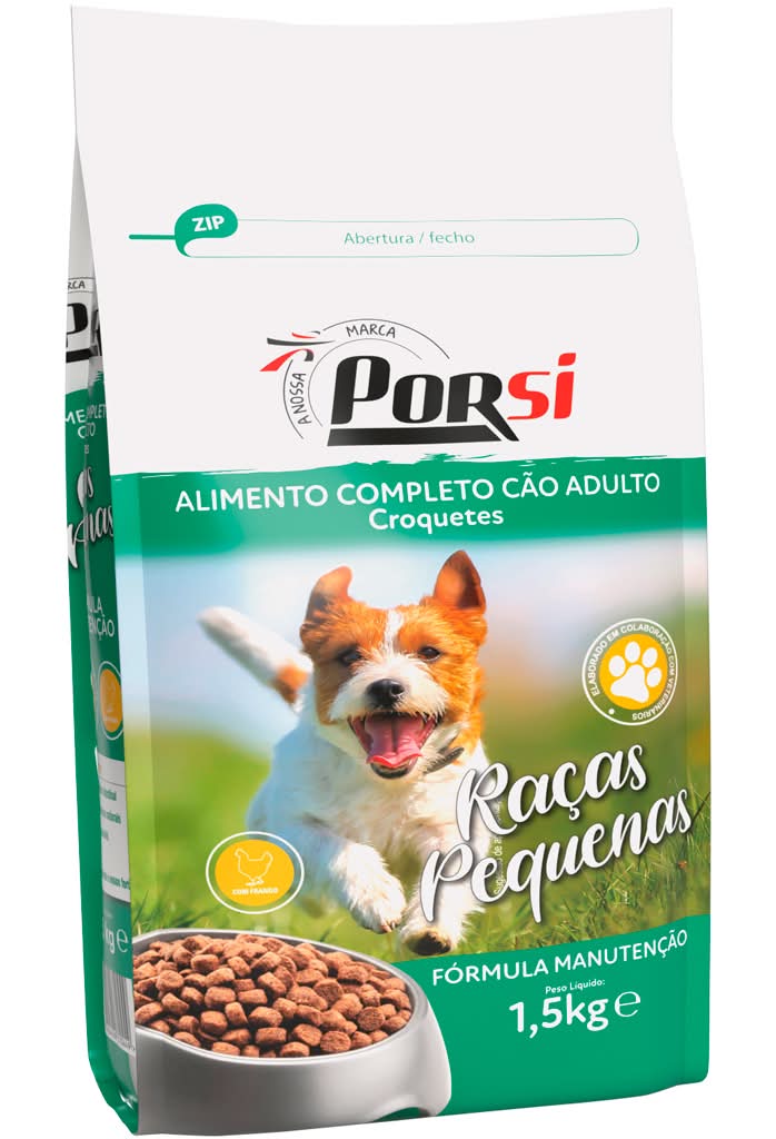 PorSi  - Alimento seco raÃ§a pequena, 1.5 kg