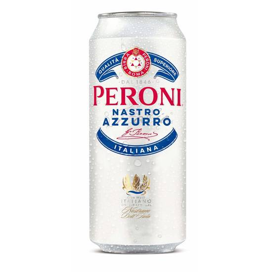Bière Italienne nastro azzuro en cannette 5° Peroni 50cl