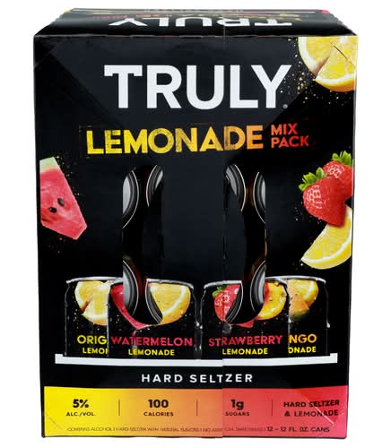 Truly Lemonade Seltzer Mix 12 Pack Cans