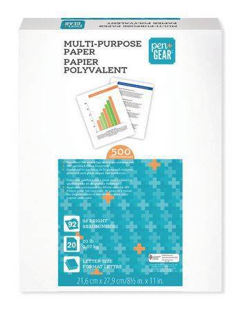 Pen + gear papier polyvalent (500 unités) - pen+gear multi-purpose paper 500 sheets (pen+gear multi-purpose paper ream)