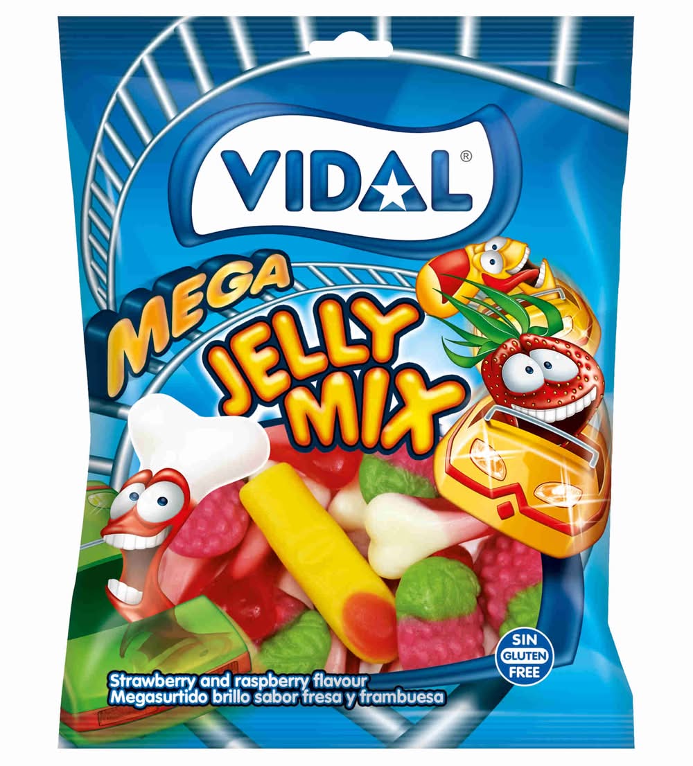 Gomas Mega Sortido Brilho Vidal (emb. 90 gr)
