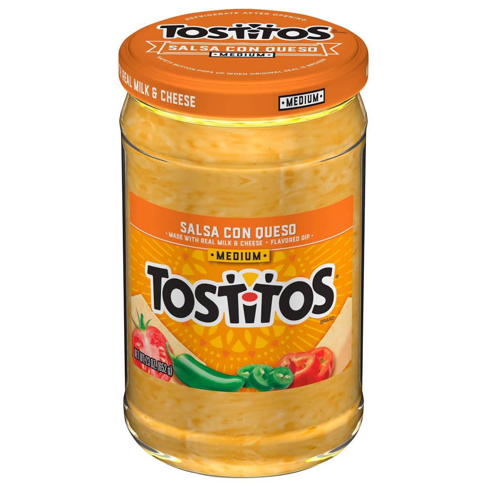 Tostitos Medium Salsa Con Queso (23 oz)