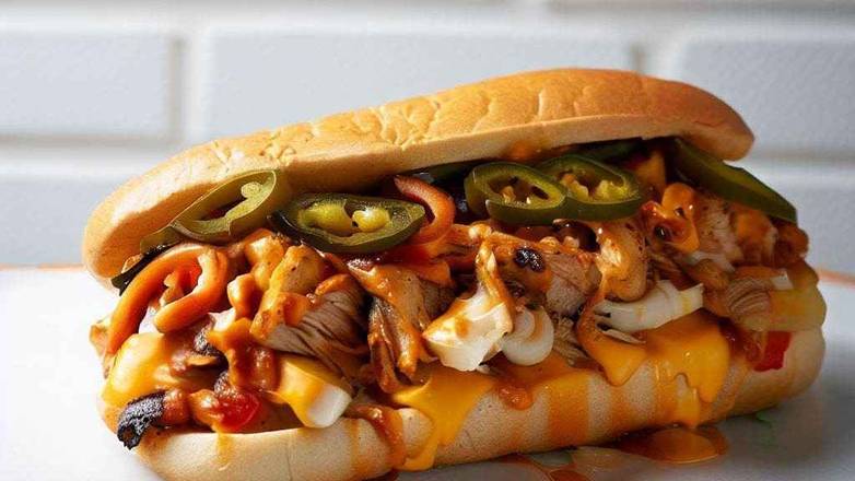 Hot Buffalo Philly Chicken Cheesesteak