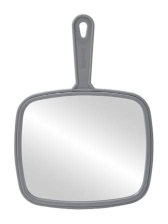 Large Handle Mirror Gray