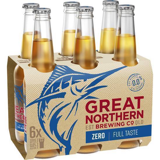 Great Northern Zero Bottle 6x330mL