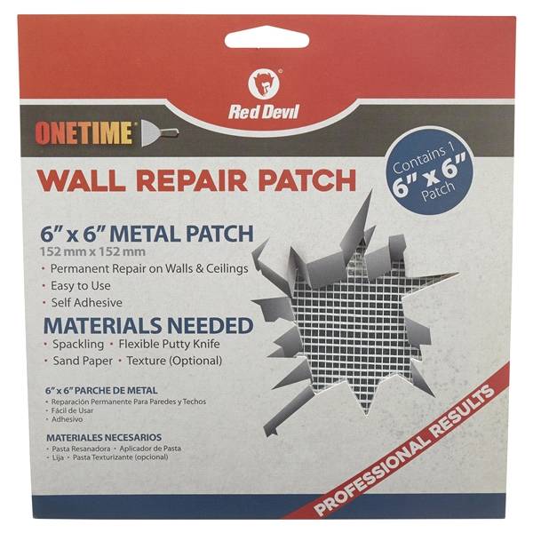 6'' X 6'' Onetime Wall Repair Patch