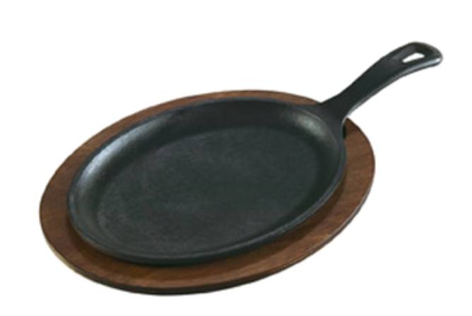 Lodge - Cast Iron Griddle Oval With Handle - 10x7.5" (6 Units per Case)