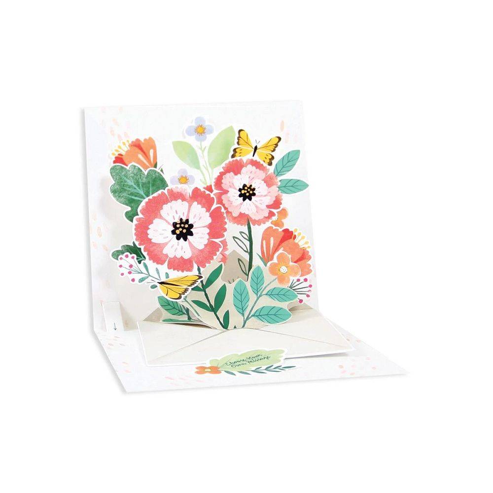 Up With Paper Summer Pop-Up Greeting Card With Envelope