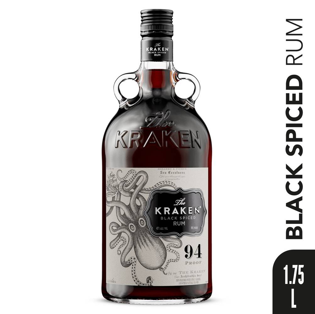 The Kraken Black Spiced Rum (1.75 L)