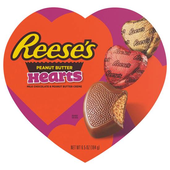 Reese's Peanut Butter Milk Chocolate Hearts
