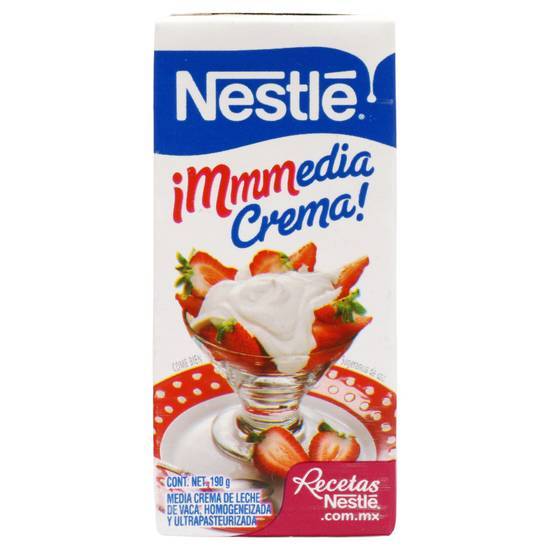Media Crema Nestle 190g