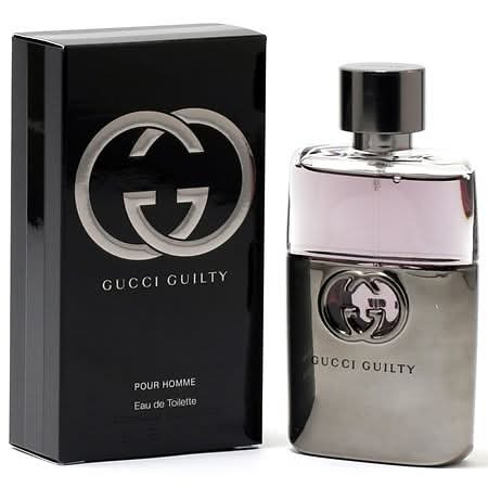 Gucci Guilty Eau De Toilette Spray, Cedar-Lavender-Lemon-Orange, Men (1.6 fl oz)