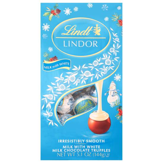 Order Lindor Milk With White Snowman Truffles - 5.1 oz food online from Rite Aid store, Costa Mesa on bringmethat.com