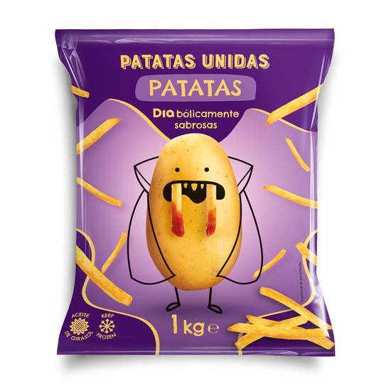 DIA PATATAS UNIDAS patatas prefritas bolsa 1 Kg