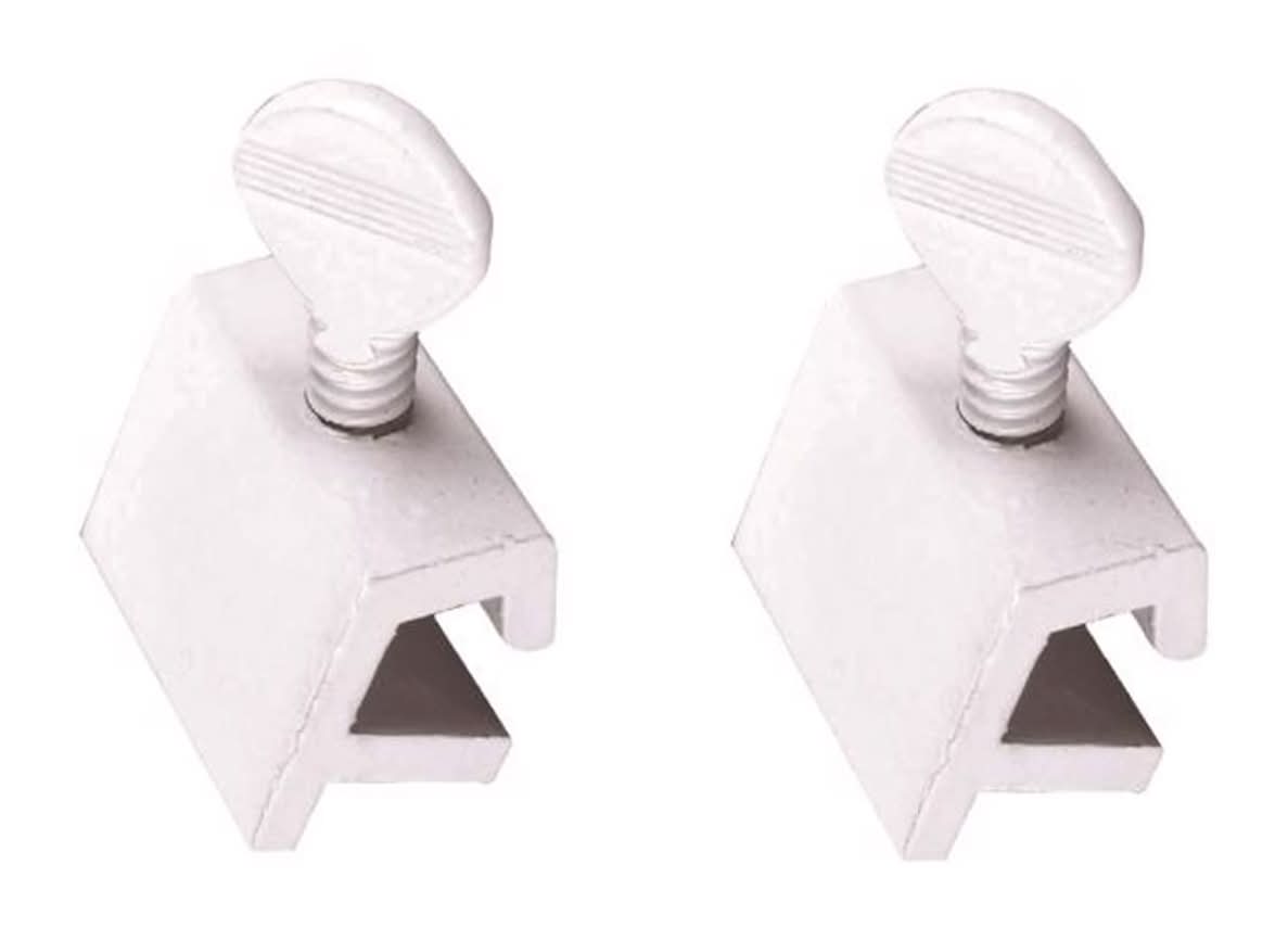 ACE White Aluminum Sliding Window Lock 2 Pk