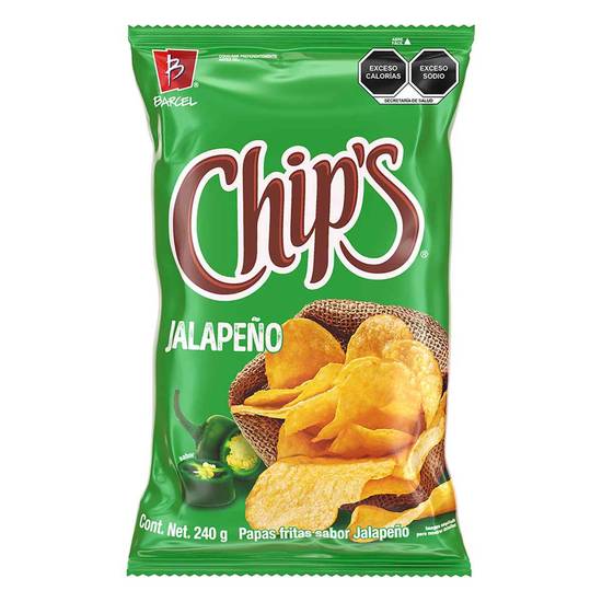 Chip's papas sabor (jalapeño)