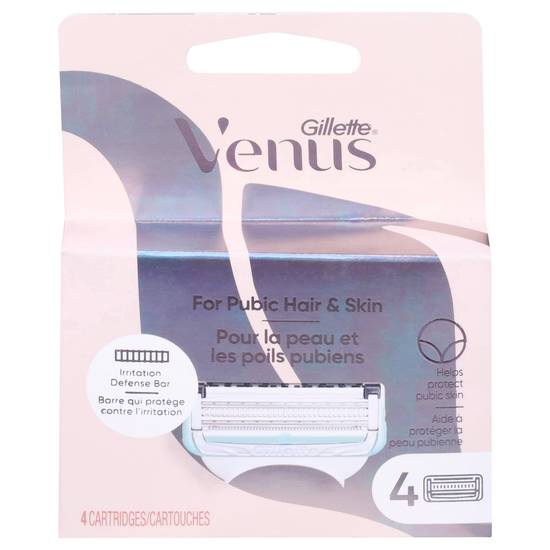 Gillette Venus Pubic Hair and Skin Women's Razor Blades