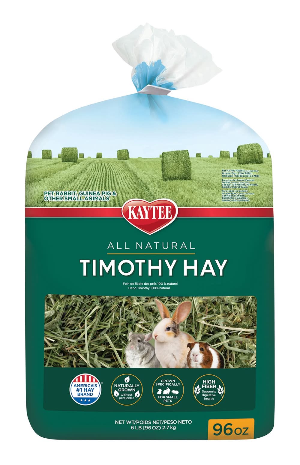 KAYTEE® All Natural Timothy Hay (Size: 96 Oz)