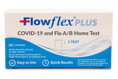 Flowflex Plus Covid-19 and Flu a B Home Test