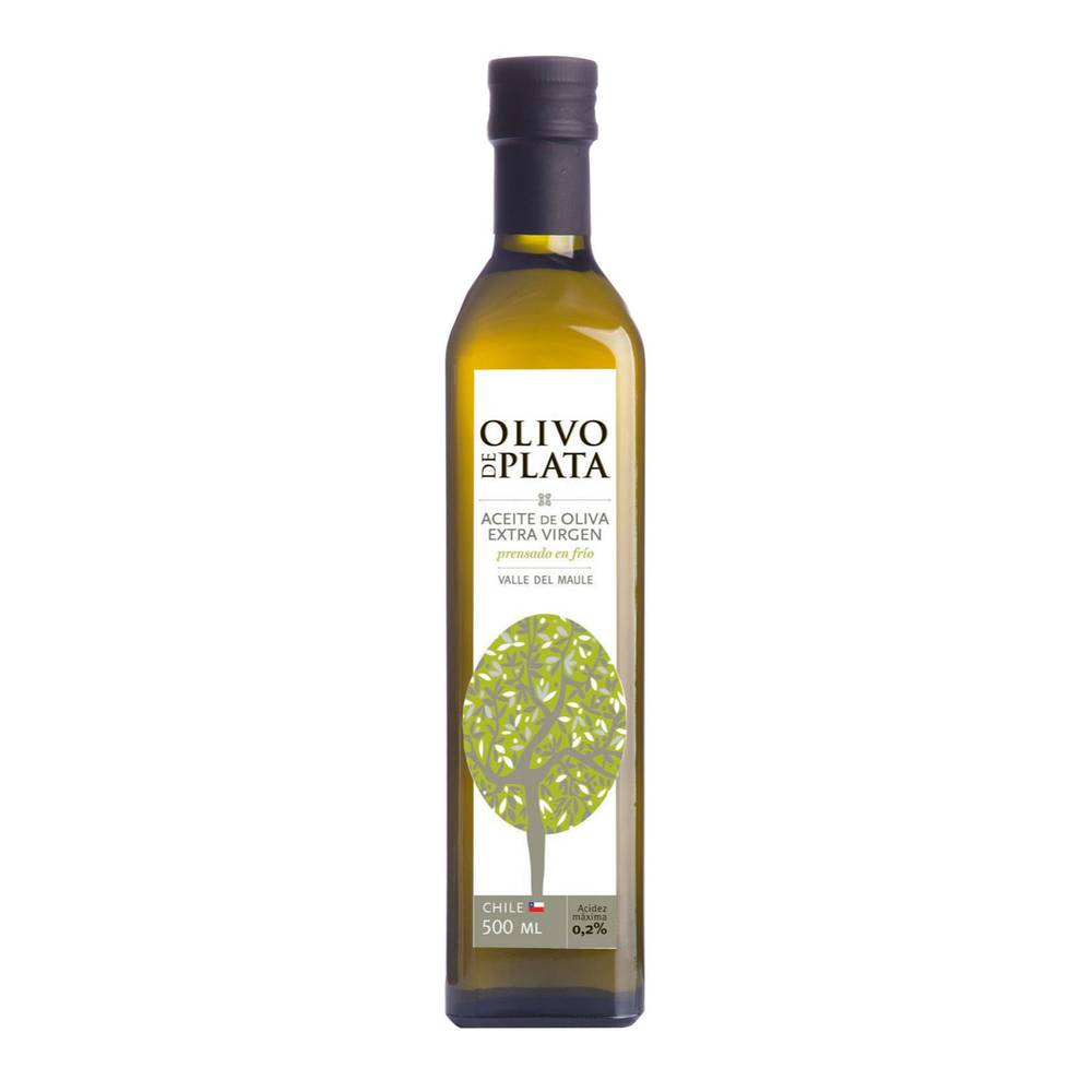 Olivo de Plata · Aceite de oliva extra virgen (500 ml)