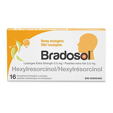 Bradosol Lozenges Honey Eucalyptus