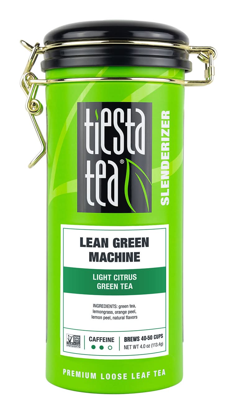 Tiesta Tea Slenderizer Lean Green Machine Light Citrus Loose Leaf Green Tea (4 oz)