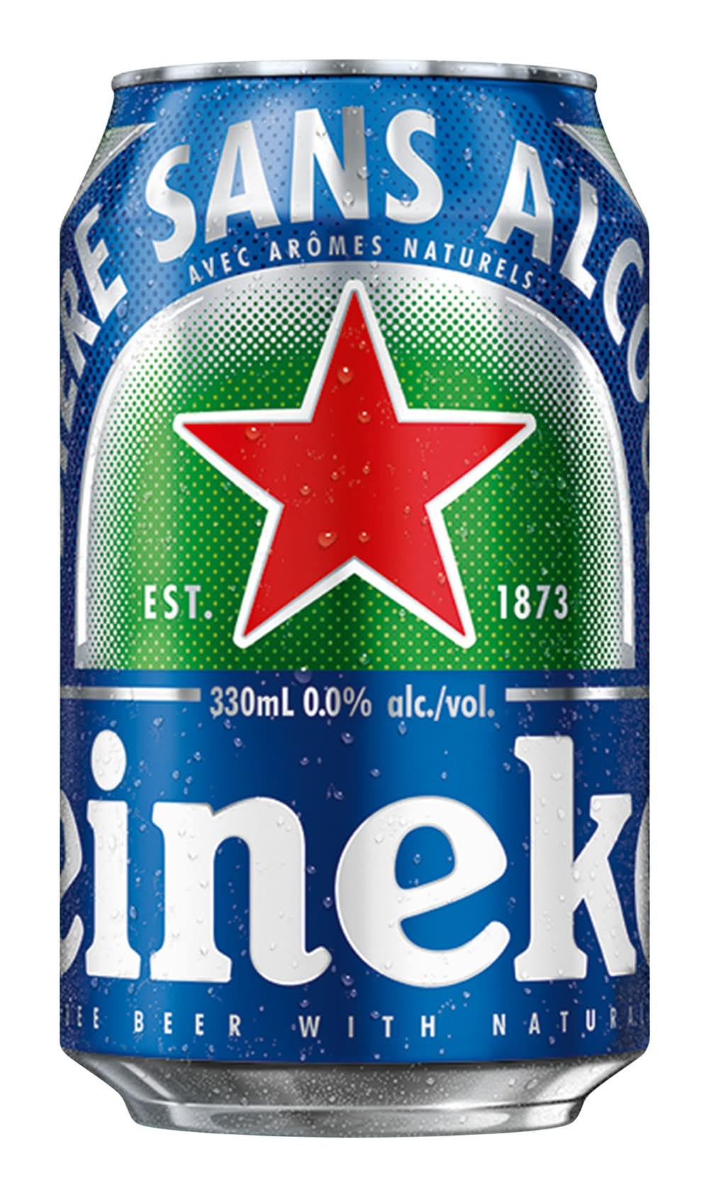 Heineken 0 % - Bière Sans Alcool, 24 X 330 Ml / Heineken 0% Alcohol-Free Beer, 24 × 330 Ml