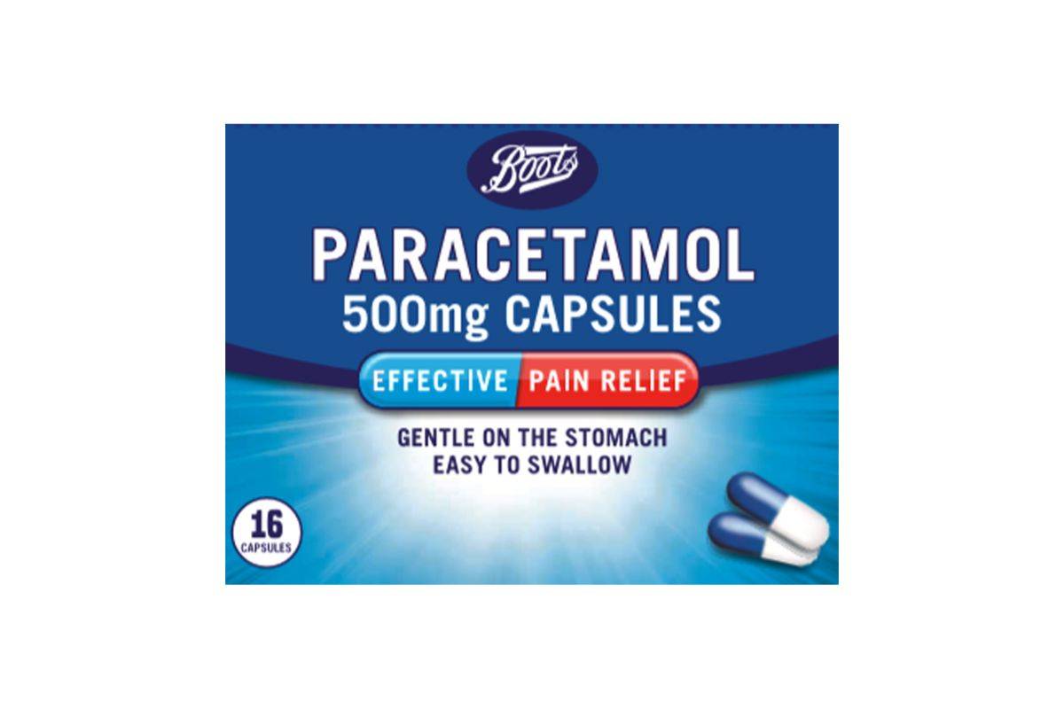 Boots Paracetamol 500mg Capsules - 16 Capsules