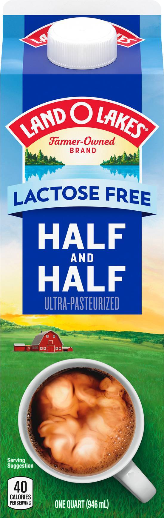 Land O Lakes Half & Half - one quart (946 ml)