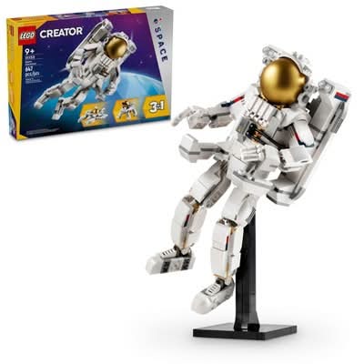 LEGO Creator 3 in 1 Space Astronaut Science Toy Set For Kids (647 ct)