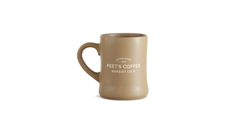 Peet's Gold Diner Mug 14oz