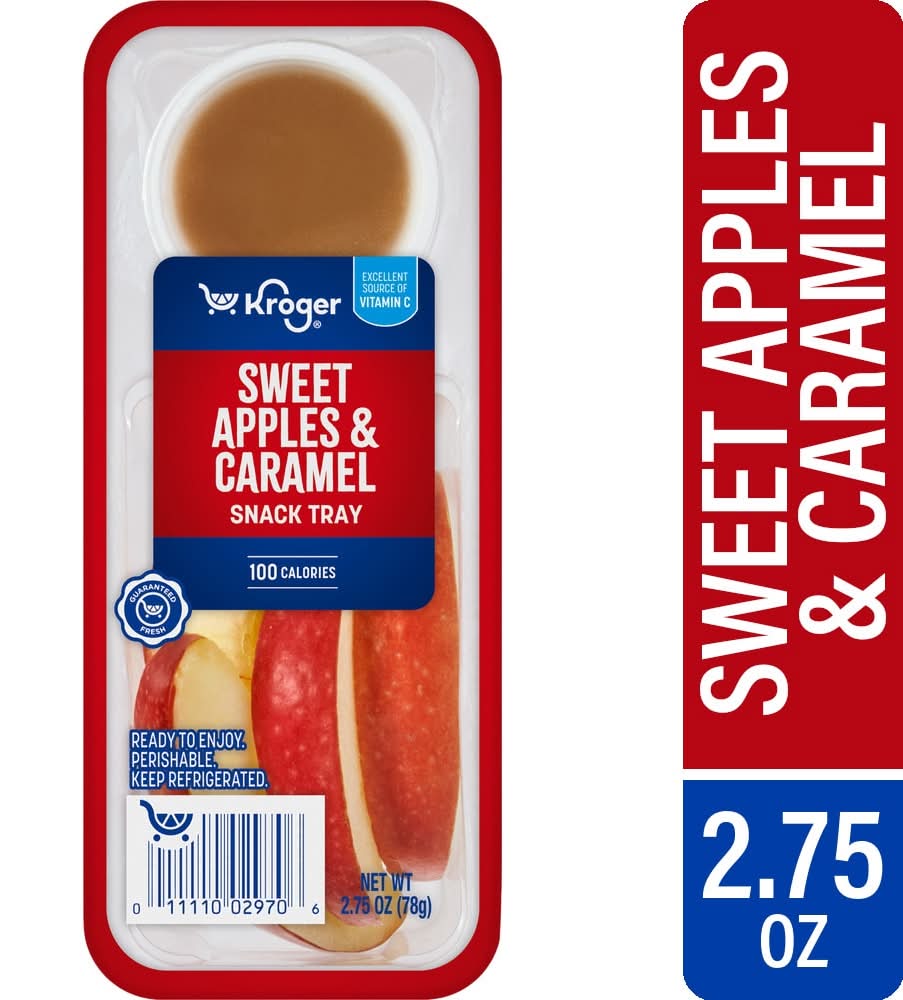 Kroger Sweet Apples & Caramel Snack Tray (2.75 oz)