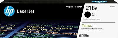 HP 218A Black Standard Yield Toner Cartridge, Prints Up to 1300 Pages (W2180A)