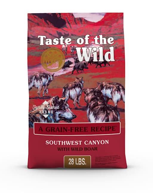 Taste of the Wild Southwest Canyon Grain-Free Wild Boar Dry Dog Food, 28 lbs.