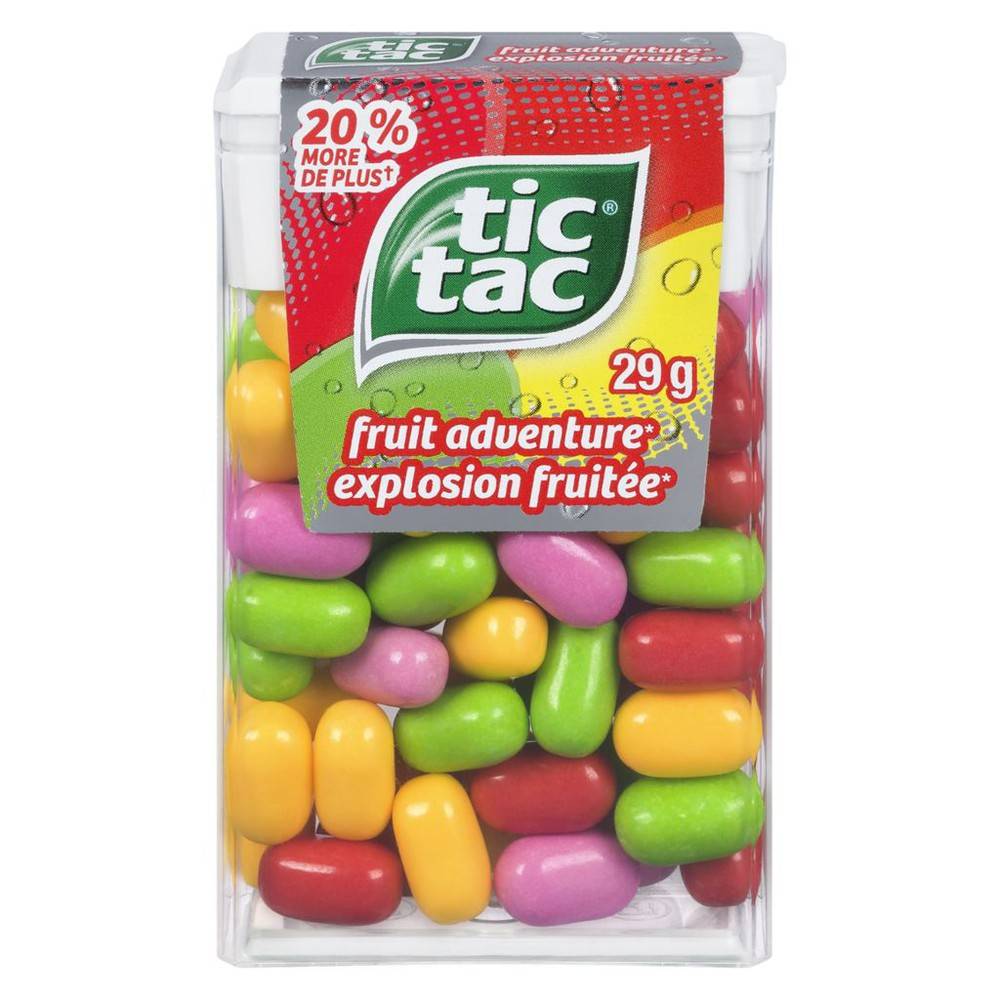 Tic tac explosion fruité (29 g) - fruit adventure (29 g)