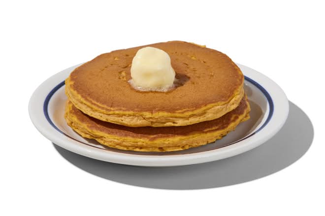 Pumpkin Spice Pancakes - Side