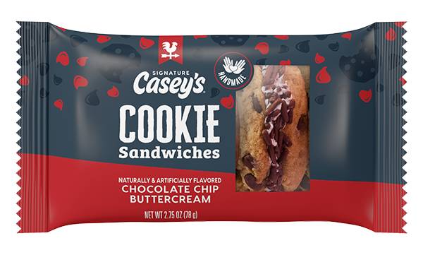 Casey’s Chocolate Chip Buttercream Cookie Sandwiches 2.75oz