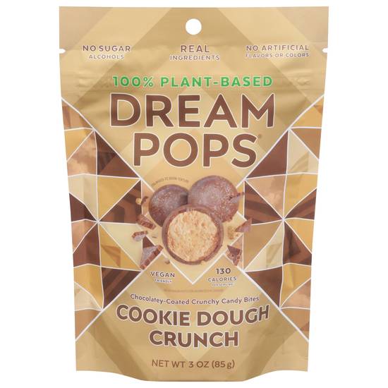 Dream Pops Plant-Based Cookie Dough Crunch Candy Bites