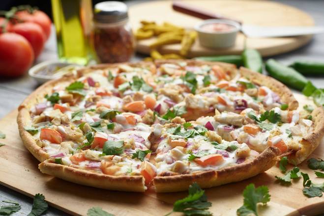 Halal Bombayy Garlic Chicken Pizzatwist